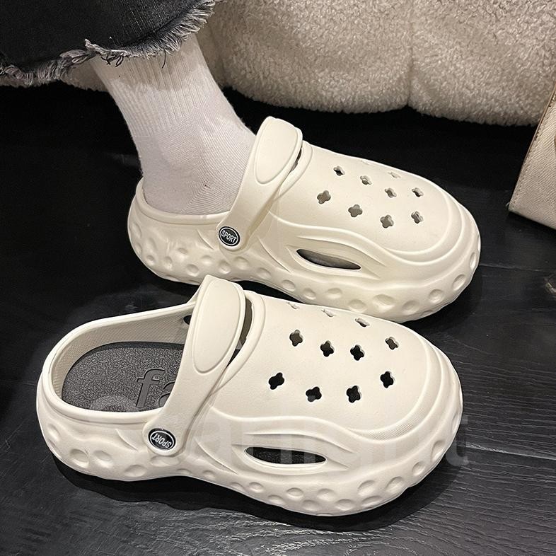 Sandal Pria Wanita Slip On Baim Fuji Viral Sandal Jelly Wanita Korea Sandal Kodok Wedges Sendal Baim
