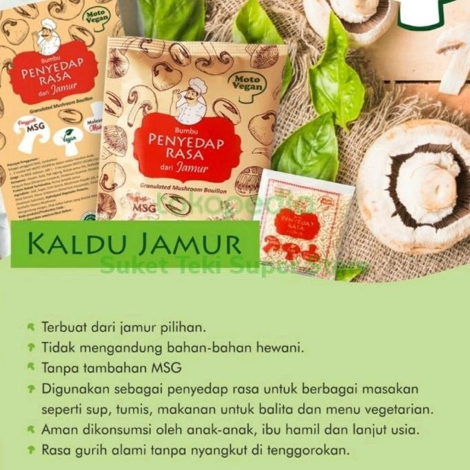 

BIG SALE KALDU JAMUR MOTOVEGAN PENYEDAP ALAMI 500GR HALAL MANTAP !!!!!