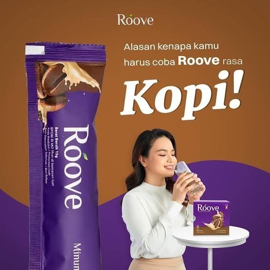 

ROOVE Coffee Collagen Drink 10 20 Sachet Rovee kolagen colagen Kopi K02