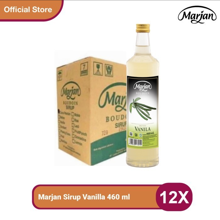 

Marjan Sirup Vanilla 460 ml - Kemasan Karton Isi 12 Pcs