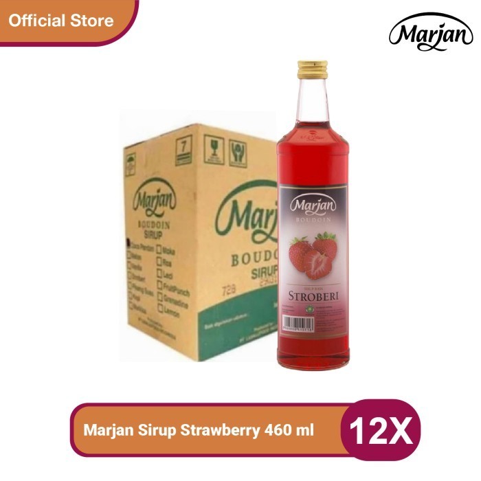 

Marjan Sirup Strawberry 460 ml - Karton isi 12 pcs