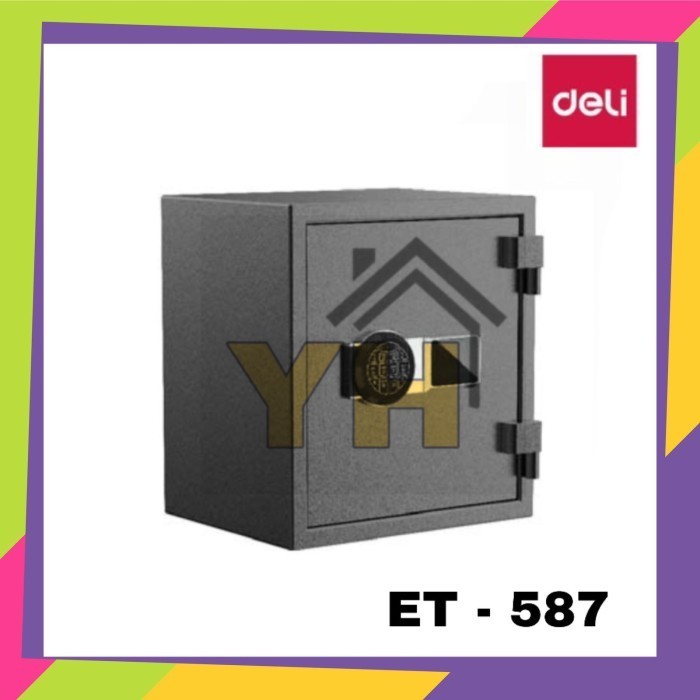 Deli - Brangkas / Lemari Besi / Saferybox / Brankas Tahan Api Deli - Et 587 Fireproof Safe Et587