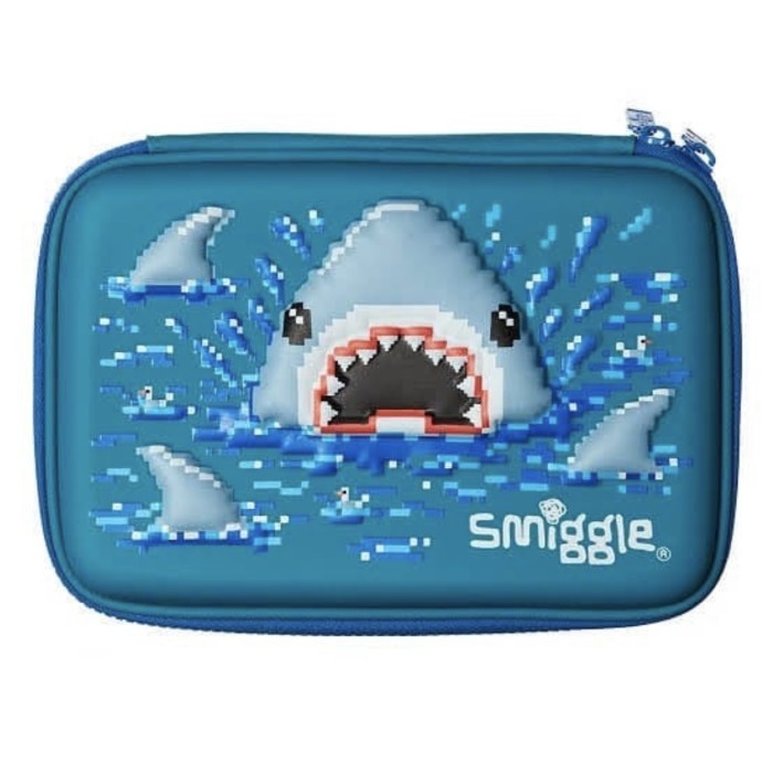 

SMIGGLE PENCIL CASE HARDTOP BEYOND SHARK KOTAK PENSIL SMIGGLE SHARK