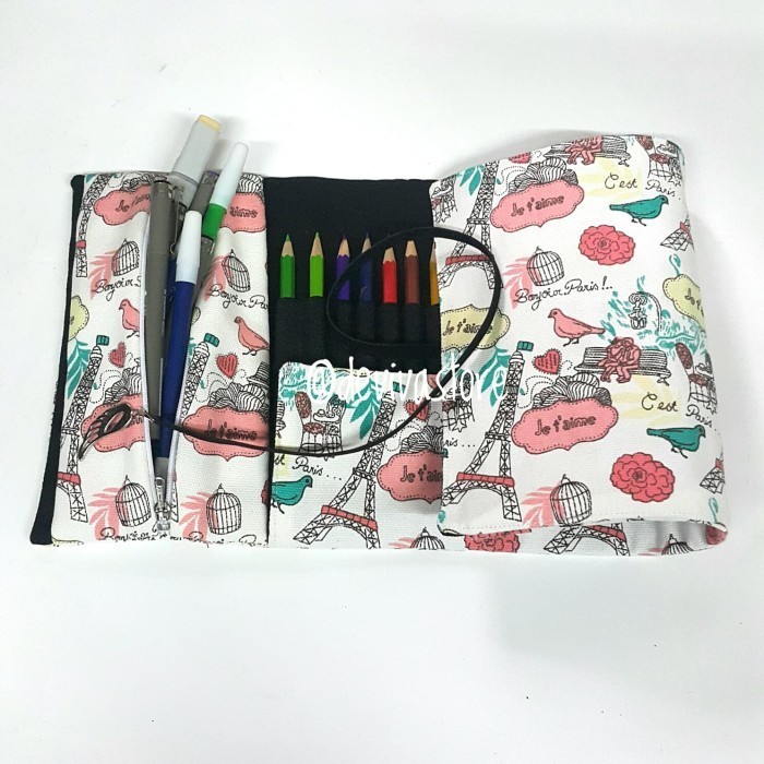 

TEMPAT PENSIL GULUNG HANDMADE/ TEMPAT PENSIL UNIK/ROLL PENCIL CASE