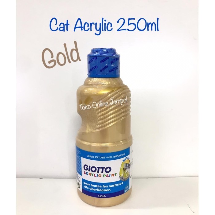 

CAT ARYLIC GOLD SILVER GIOTTO 250ML PAINT AKRILIK CET KANVAS ATK0796GT