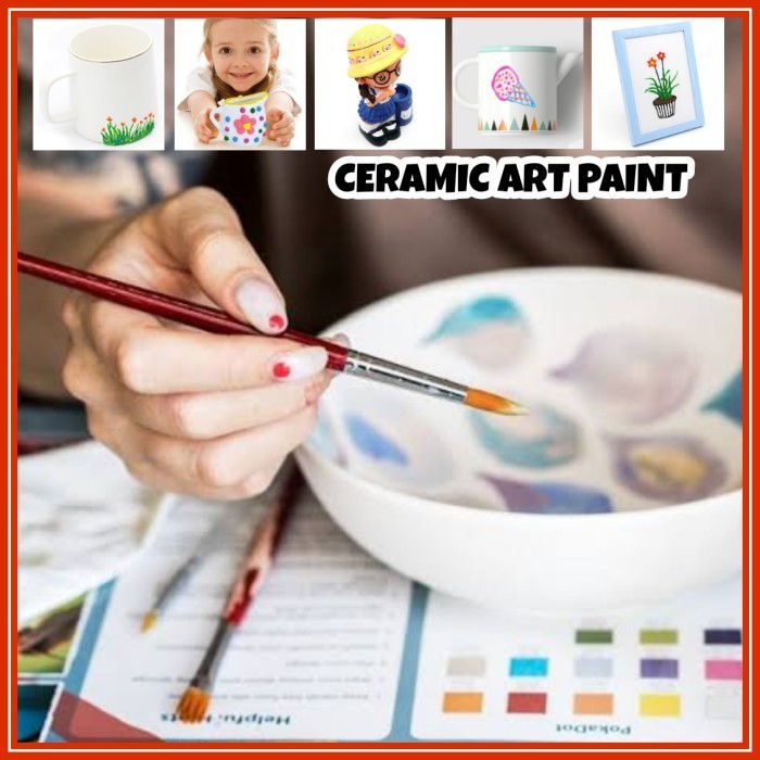 

CERAMIC ART PAINT CAT AKRILIK MURAH CAT GLOW IN THE DARK CAT KERAMIK