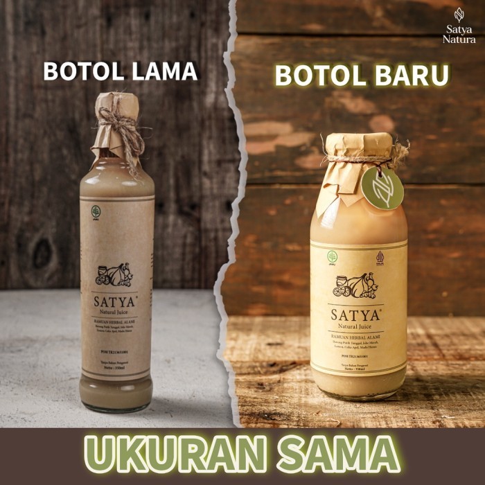 

SATYA Natural Jus Bawang Putih Tunggal Jahe Merah Lemon Madu Hutan