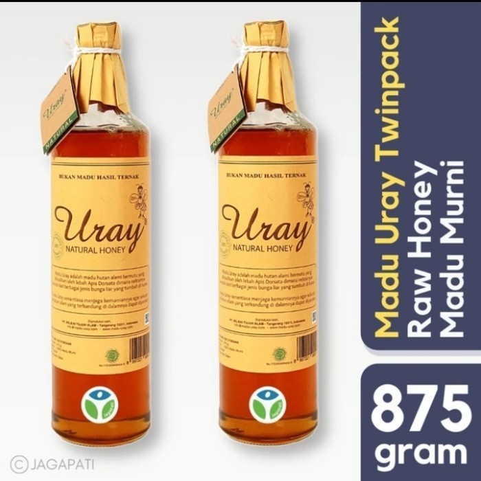 

Madu Uray 875 gr (640 ml). Natural honey. 2 pcs