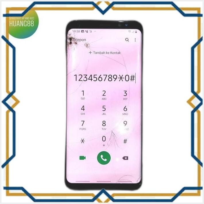 [LCD] LCD SAMSUNG S8 BEKAS ORI COPOTAN SEIN MINUS KACA RETAK /SHADOW