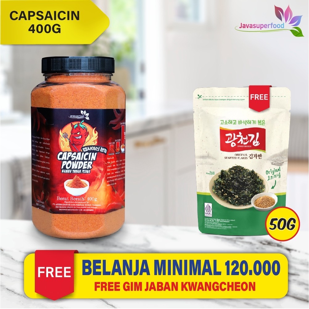 

Bubuk Cabe Pedas / Cabe Bubuk / Chili Powder / Capsaicin Powder 400G