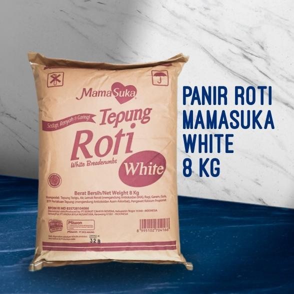 

Tepung Roti Mamasuka 8 Kg White Putih Panir Breadcrumbs GM