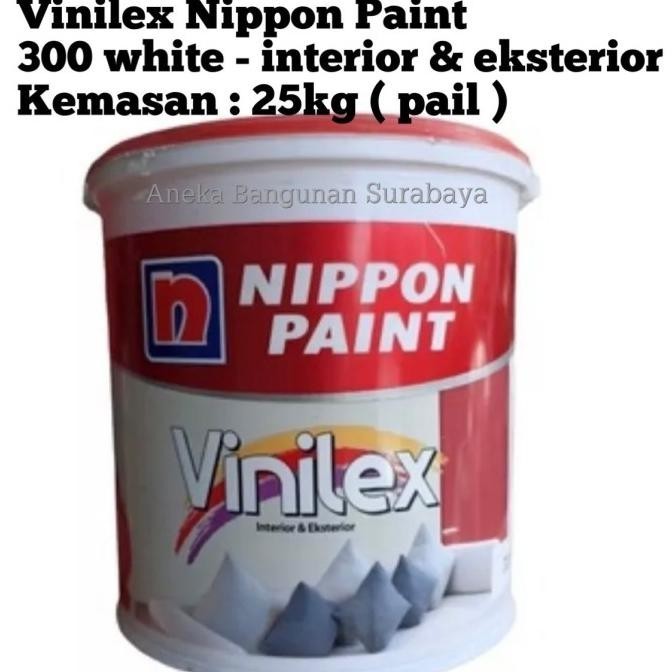 Cat tembok VINILEX 25 kg Nippon Paint putih white 300