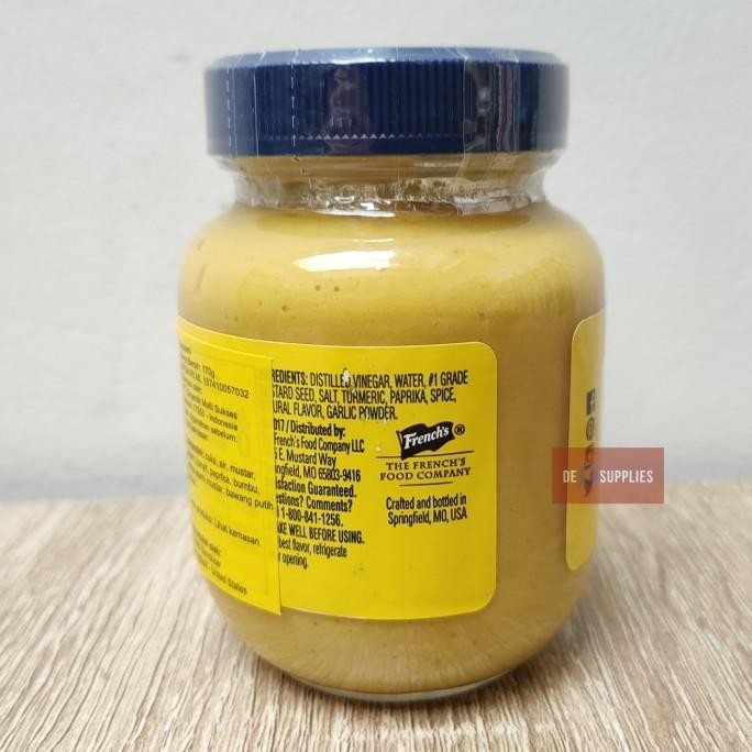 

NEW PRODUK FRENCH'S MUSTARD CLASSIC YELLOW 170GR - SAUS MUSTARD BURGER HOTDOG USA !!!!!