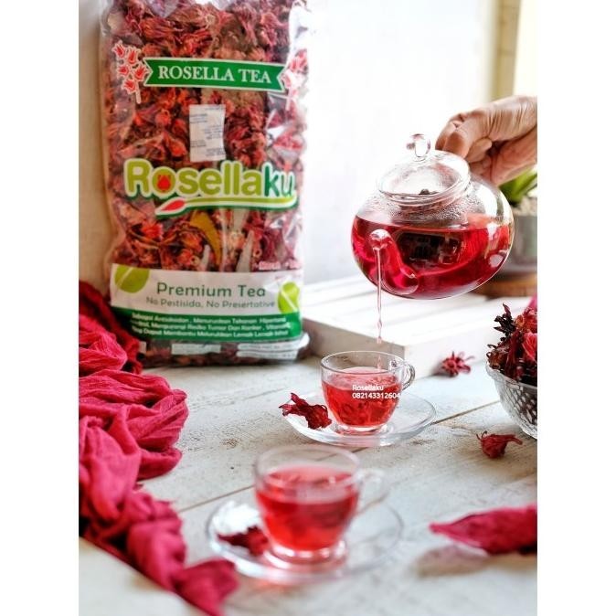 

TEH ROSELLA KWALITAS SUPER 1 KG/TEH ROSELA MURAH/BUNGA ROSELLA GS