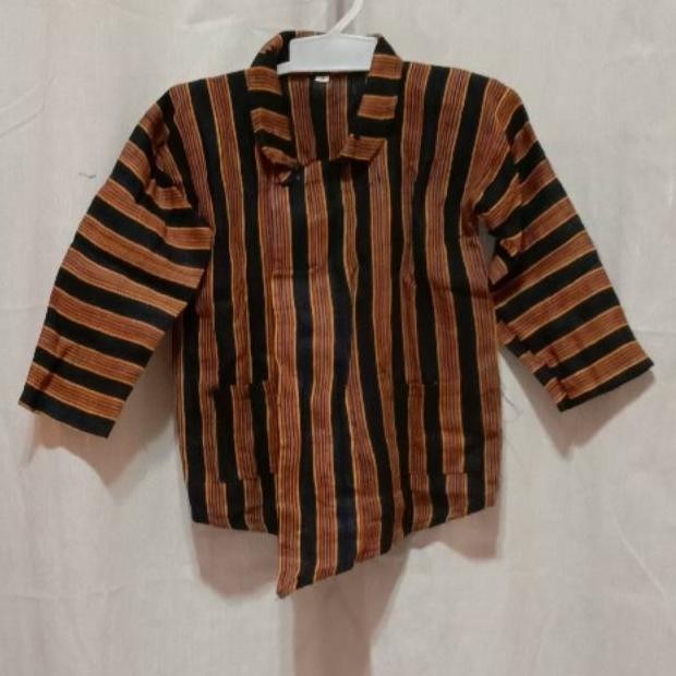 We69 BAJU SURJAN LURIK ANAK BAHAN TENUN SURJAN ANAK LAKI LAKI USIA 1-10 TAHUN BAJU SURJAN ADAT JAWA 