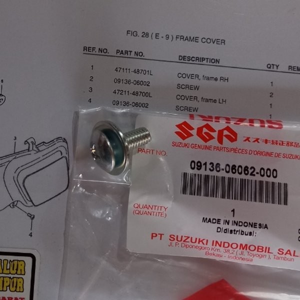 Baut Side Cover Suzuki Ts125 Baut Side Panel Suzuki Ts125 Baut Cover Suzuki Ts125 Baut Side Panel Ts