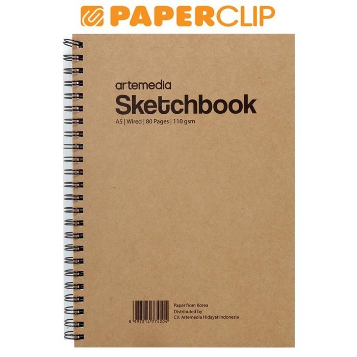 

SKETCHBOOK ARTEMEDIA WIRED CRAFT A5 110GSM 774204