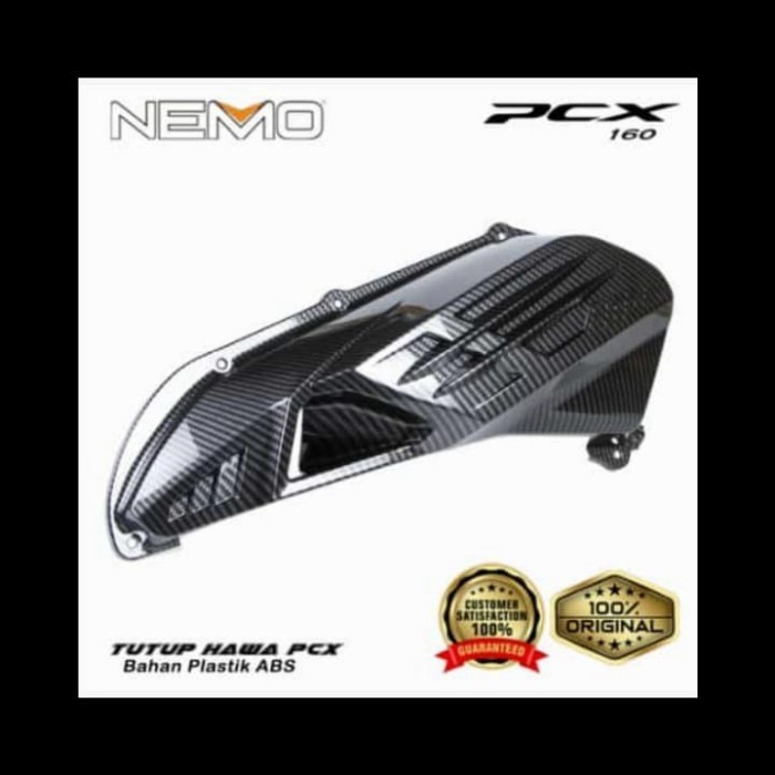 Paketan Cover Asesoris 3 Macam Carbon Honda New Pcx 160 Nemo