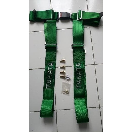 SEATBELT TAKATA 4 TITIK MODEL BUCKLE 3INCH - SEAT BELT RACING BUCKLE