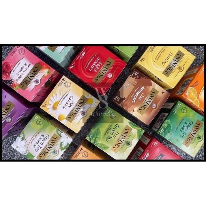 

TERMURAH LEMON TWIST - TWININGS GINGER PURE CAMOMILE PEPPERMINT GREEN 10 TEA