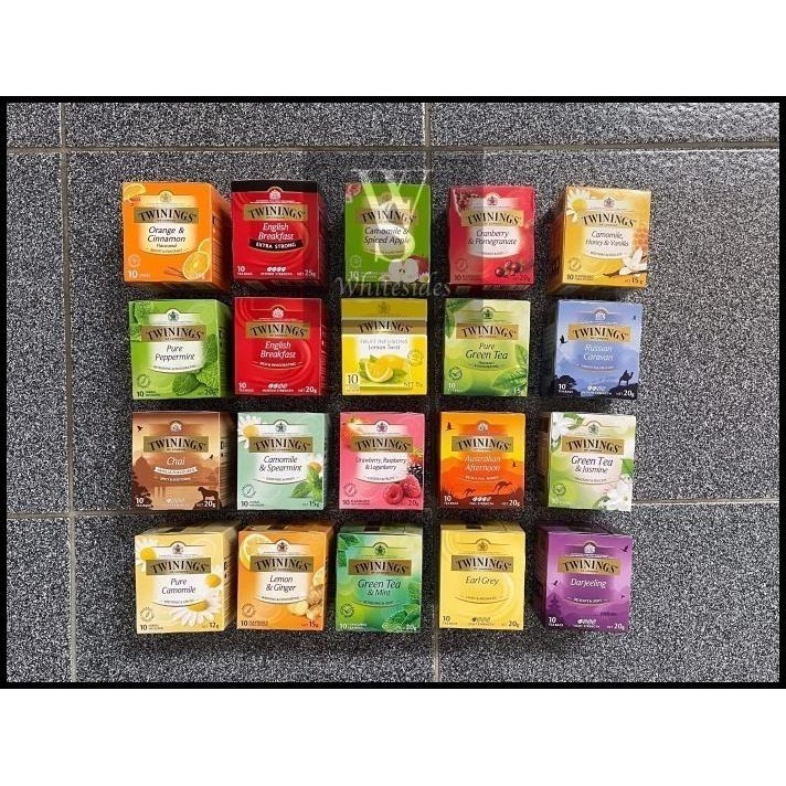 

TERMURAH CRANBERRY - TWININGS POMEGRANATE EARL GREY ORANGE CINNAMON 10 TEA BAGS !!!!!!