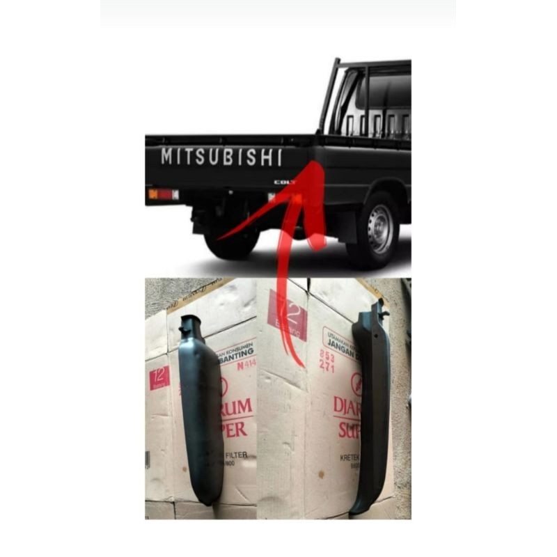 pilar tiang bak Mitsubishi L300 bagian belakang pojok kanan,original