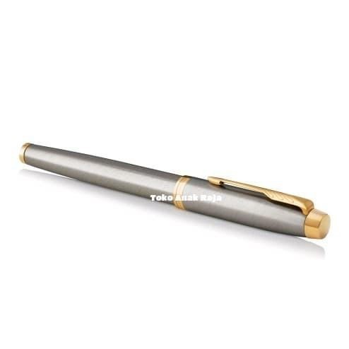 

Pen Parker Im Lux StainlessBlack GT Rollerball Import