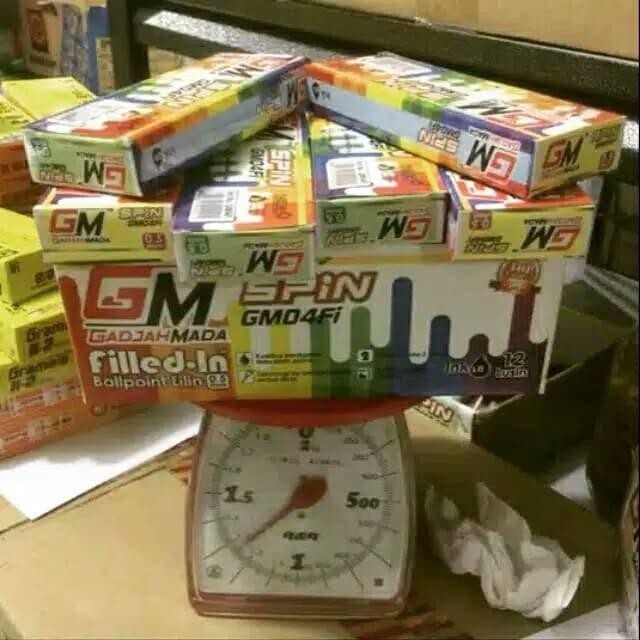 

PAKET HEMAT 1 kg 216 PCS PULPEN SPIN MURAH MERIAH - BALLPEN LILIN Import