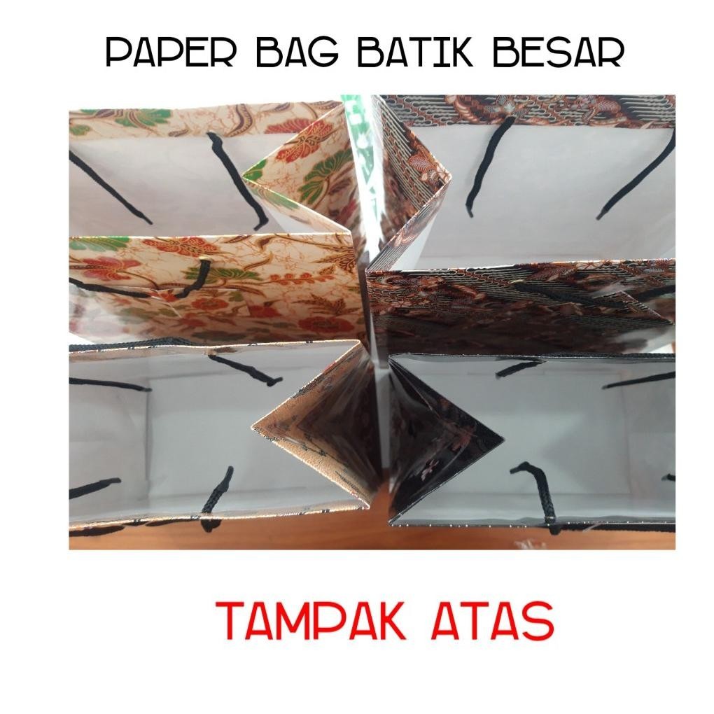 

Paperbag Tas Kertas Batik Besar / Paperbag Batik C / Tas Kemasan Souvenir