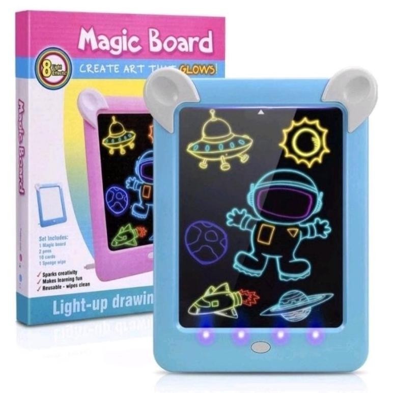 

Gratis Ongkir Magic Board Drawing Led 3D 85127 Papan Tulis Anak Papan Gambar Ajaib Mainan Edukasi Anak Murah Baru