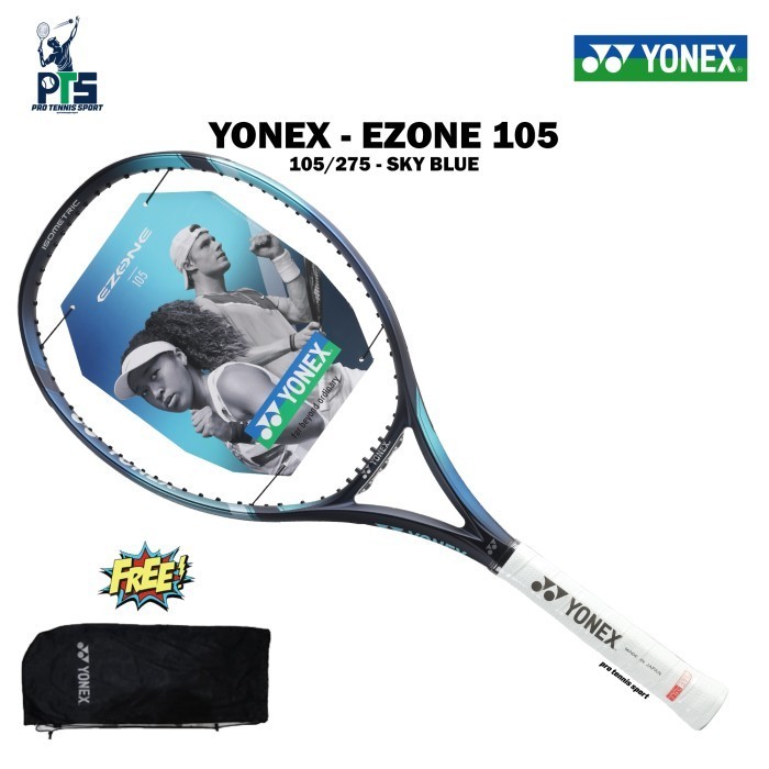 Raket Tenis Yonex EZONE 105 275 gr - Sky Blue 2023 Jepang