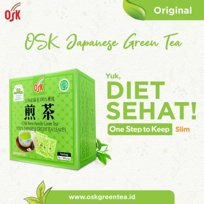

OSK Japanese Green Tea 50's paket 2 box