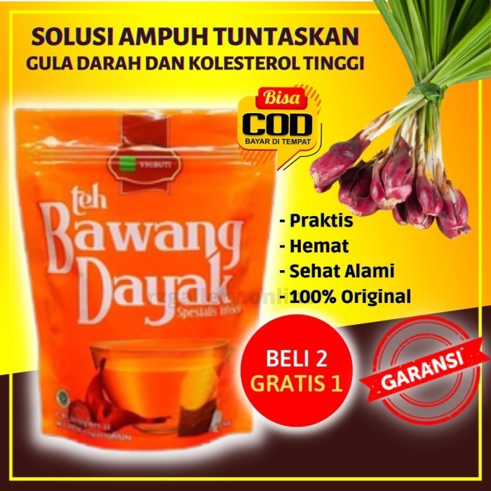 

Teh Bawang Dayak Asli Kalimantan Obat Herbal Hipertensi Diabetes