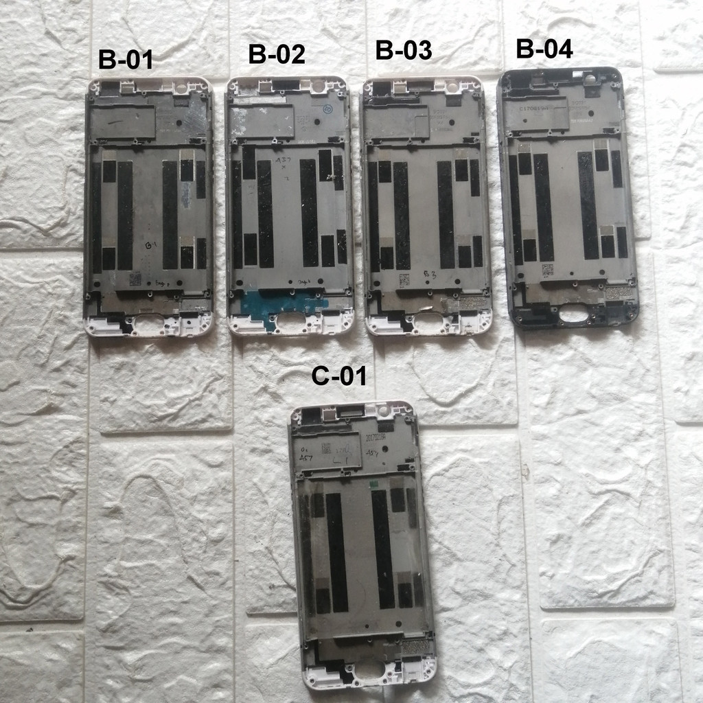 Oppo A39 / A57 Frame Tulang Tengah Oppo / Tatakan LCD Copotan