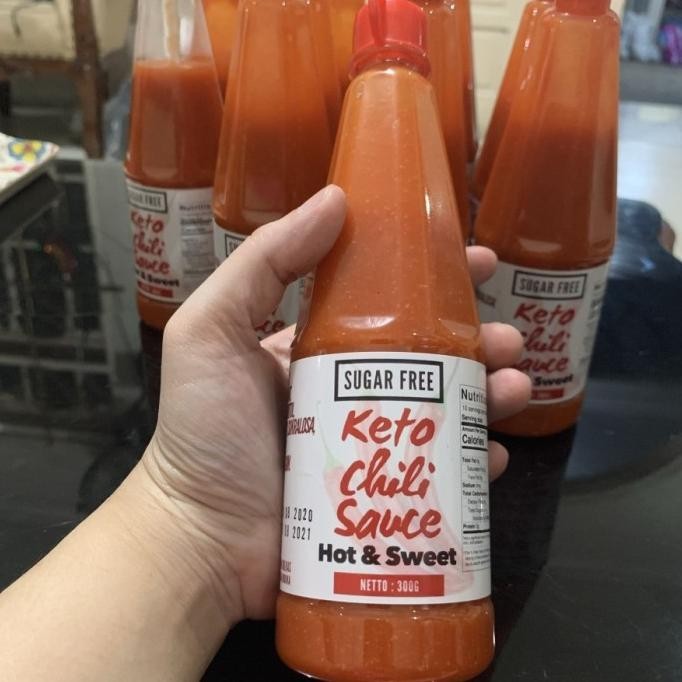 

Saus Sambal Pedas Keto Sugar Free Low carb aman diabetes KM