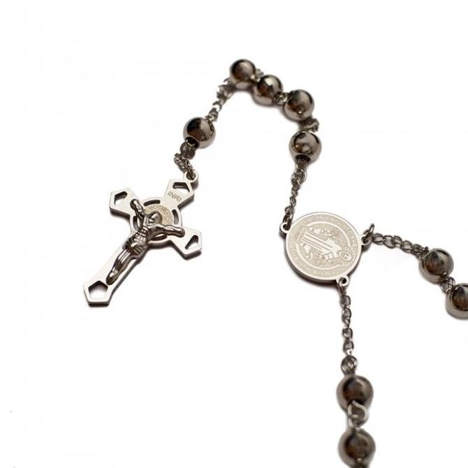 Rosario Titanium Diameter 8mm / Harces Santo Benediktus