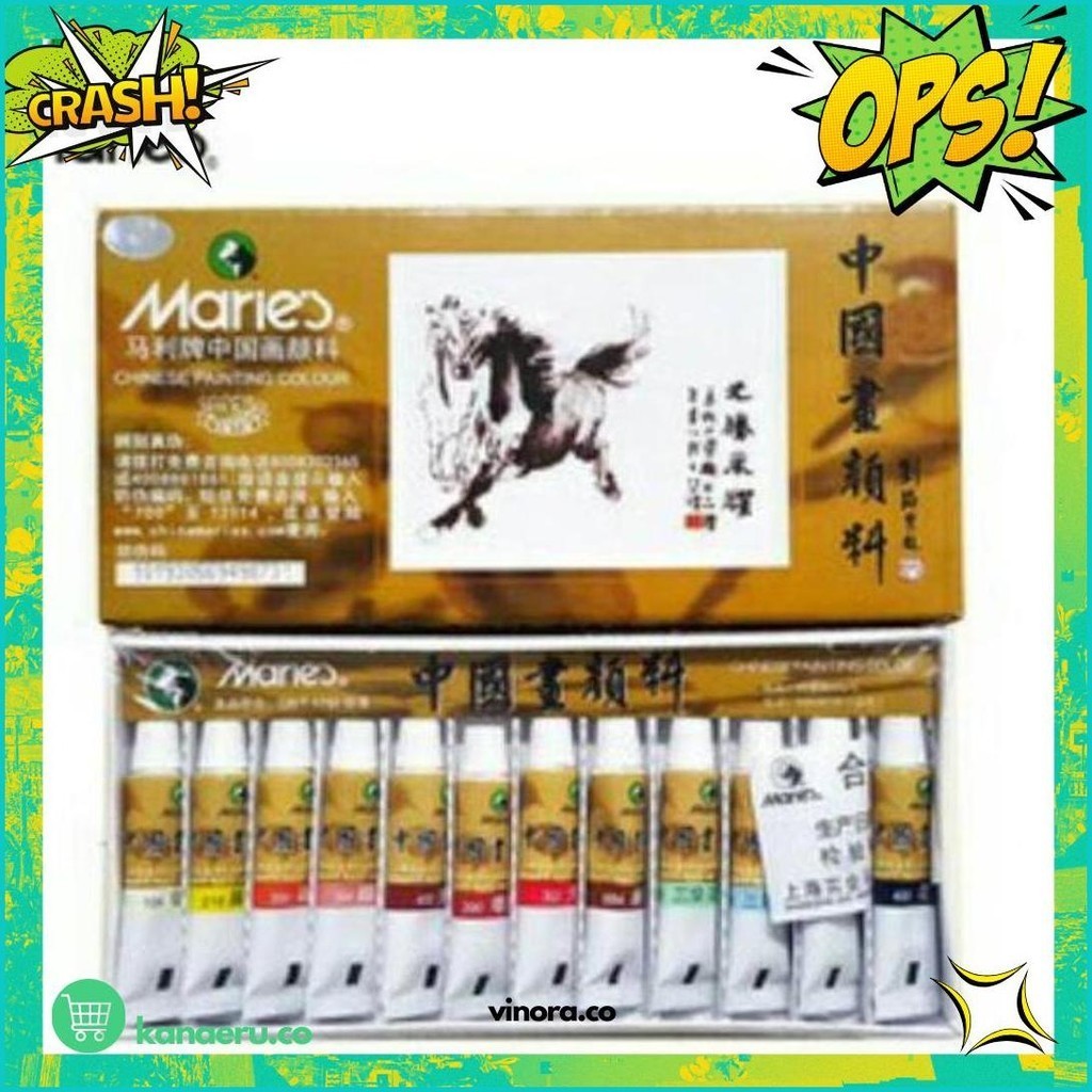 

Maries Chinese Painting Color Set 12 [Promo][Cod][Gratisongkir]