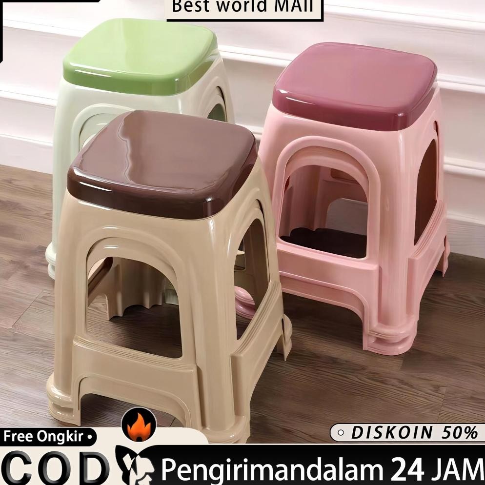 Bahan Menebal Bangku Plastik Kursi Bulat Kursi Plastik Bangku Makan Kursi Baso Kursi Plastik Bangku 