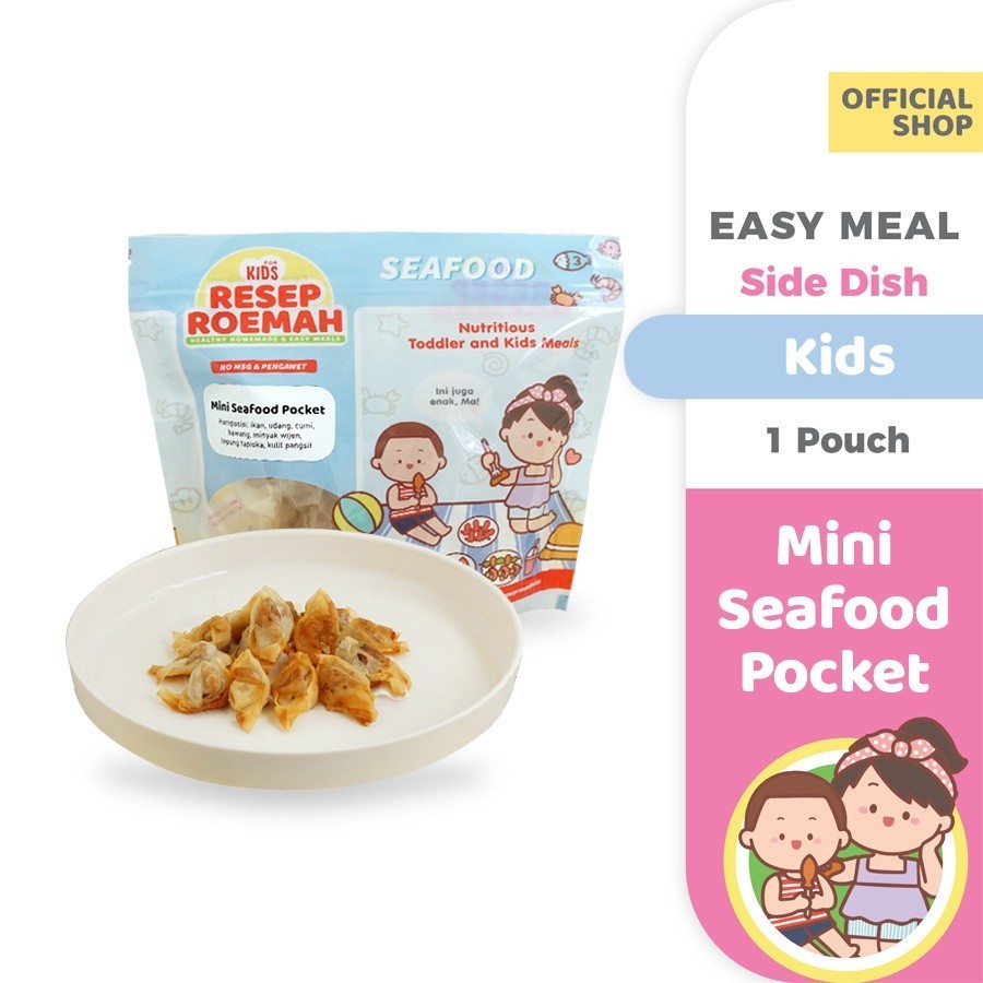 

RR Seafood Pocket / Makanan Sehat Anak Balita / Kids Healthy Homemade Frozen Food / No MSG