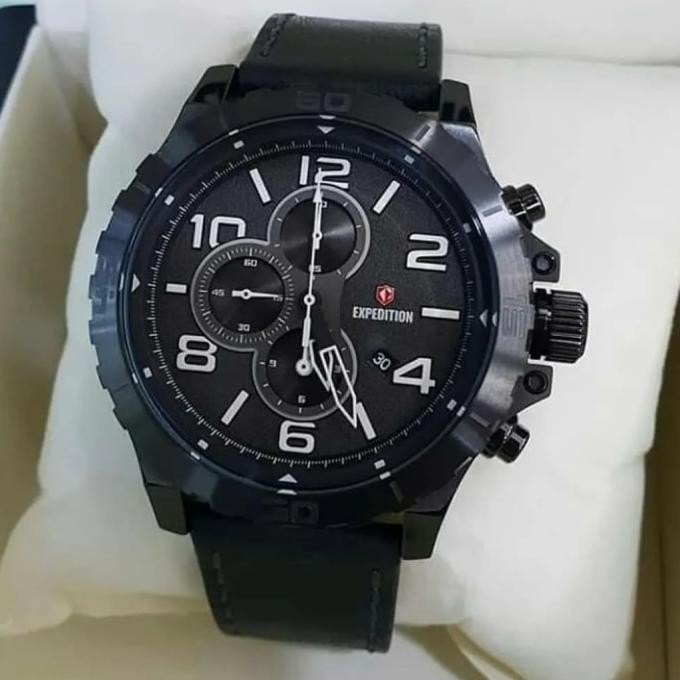 Jam Tangan Pria Expedition Original E6778 Black