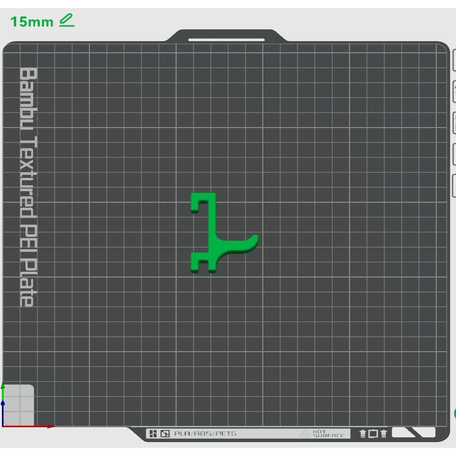 

3D Print Custom Hook Cantolan Dudukan Papan Berlubang Pegboard