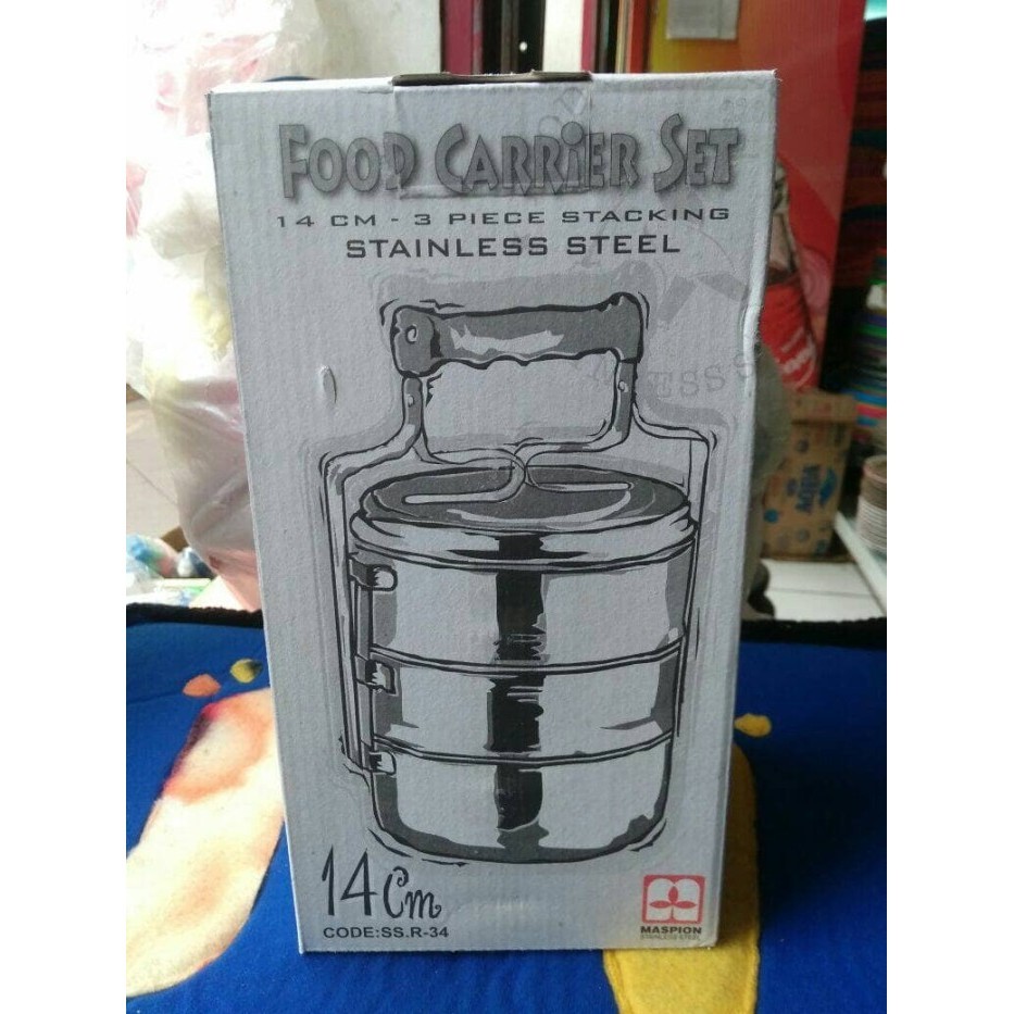 Rantang 3 Susun Stainless Maspion