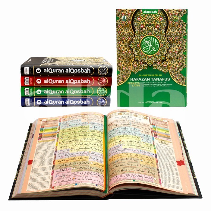 

Al-Quran Hafazan Perkata Latin BESAR A4 8Blok Alquran Hafalan Alqosbah