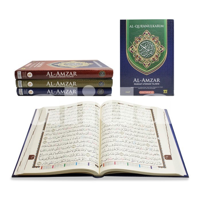 

Alquran Tajwid Al-Amzar Mushaf Utsmani Uk BESAR A4 Al-Quran Al-Amzar