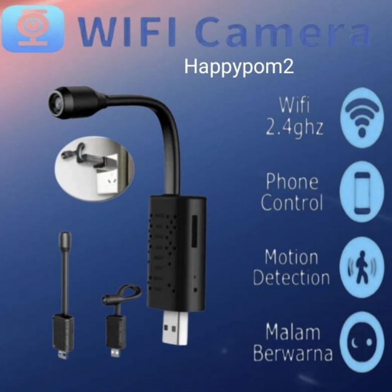 [DISKON] Smart Mini Camera Wifi USB Ip Camera - Spy Camera USB Flexible