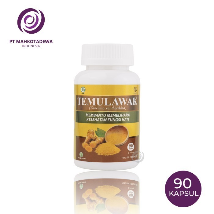 Kapsul Temulawak Herbal Curcuma Jamu Kurkuma Obat Penambah Nafsu Makan