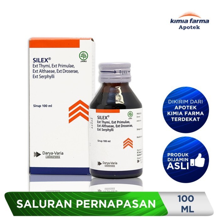 SILEX SIRUP 100 ML / OBAT BATUK HERBAL / KIMIA FARMA
