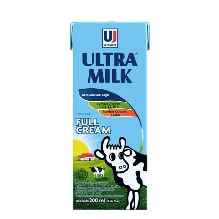 

ULTRA MILK Susu UHT Full Cream 200 ml