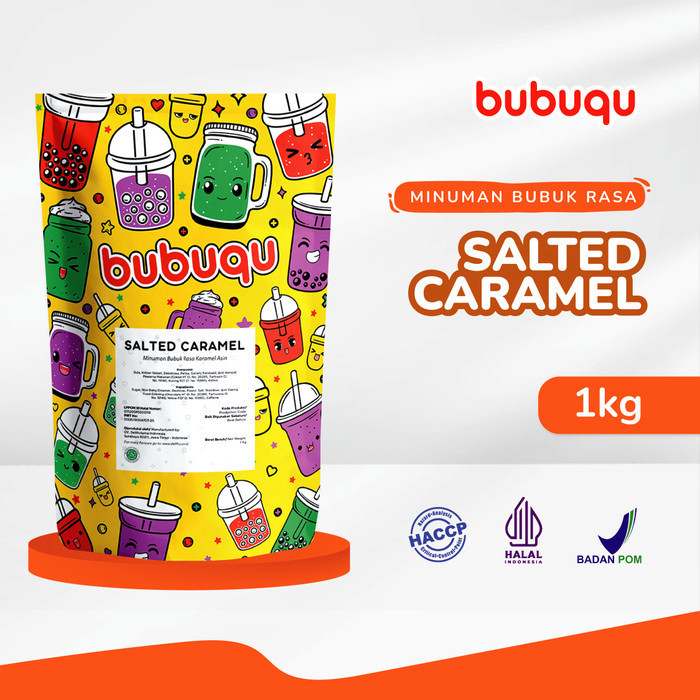 

Terlaris Bubuqu Powder Drink Salted Caramel - Bubuk Minuman Karamel Gurih 1 Kg SALE