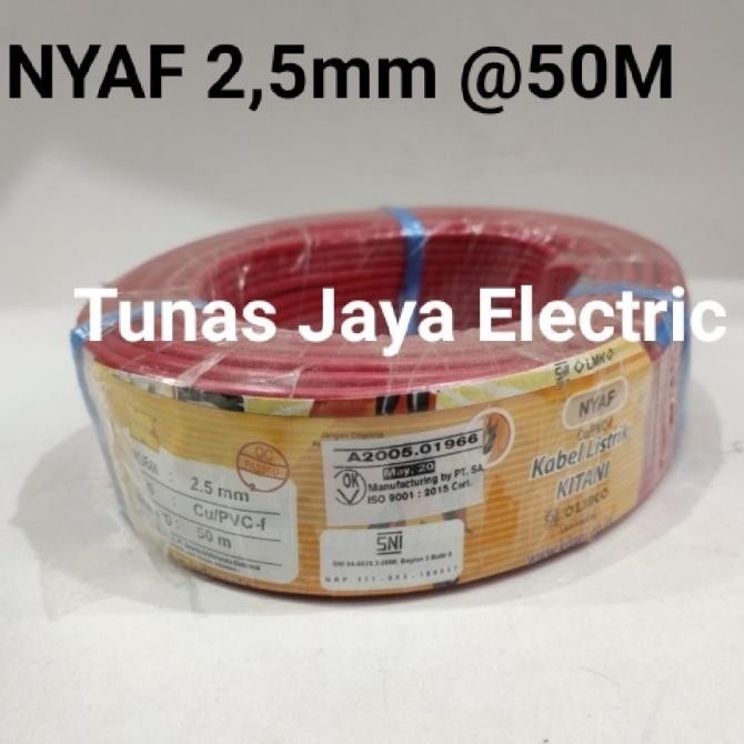 NEW Kabel Serabut NYAF 1 x 2,5mm 50mm KITANI (SNI)
